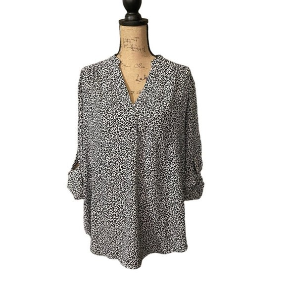 Torrid Leopard Print Tunic Blouse - Picture 1 of 7